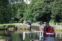 Yorkshire canals at Double Locks, Dewsbury