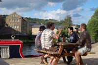 Yorkshire canals at Fielden Wharf, Todmorden