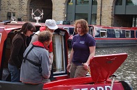 Technical handover of a Yorkshire canal barge